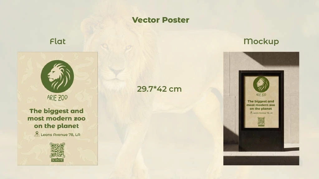 Arie Zoo — Brand Identity and One Pager Concepts — image 6 of 14