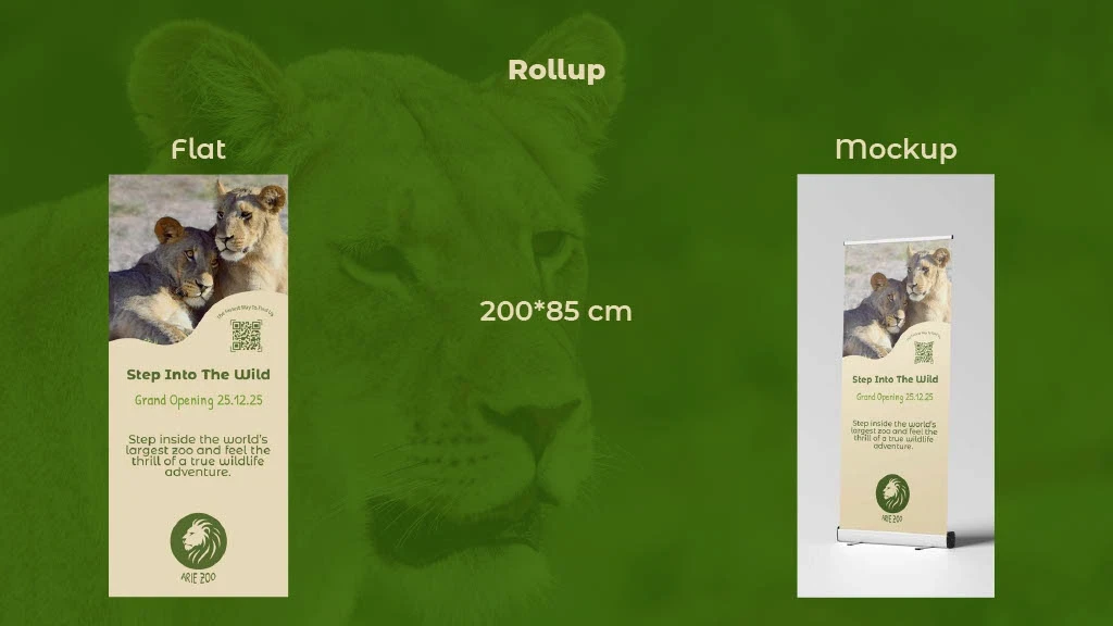 Arie Zoo — Brand Identity and One Pager Concepts — image 7 of 14