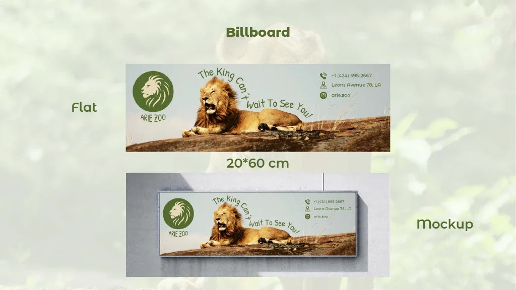 Arie Zoo — Brand Identity and One Pager Concepts — image 8 of 14
