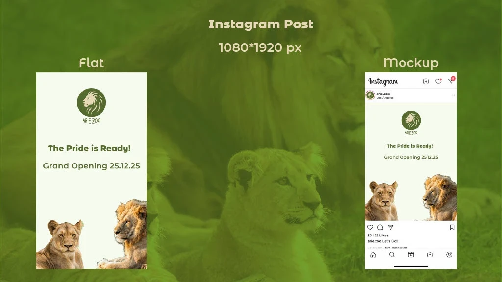 Arie Zoo — Brand Identity and One Pager Concepts — image 11 of 14
