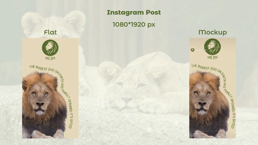 Arie Zoo — Brand Identity and One Pager Concepts — image 12 of 14