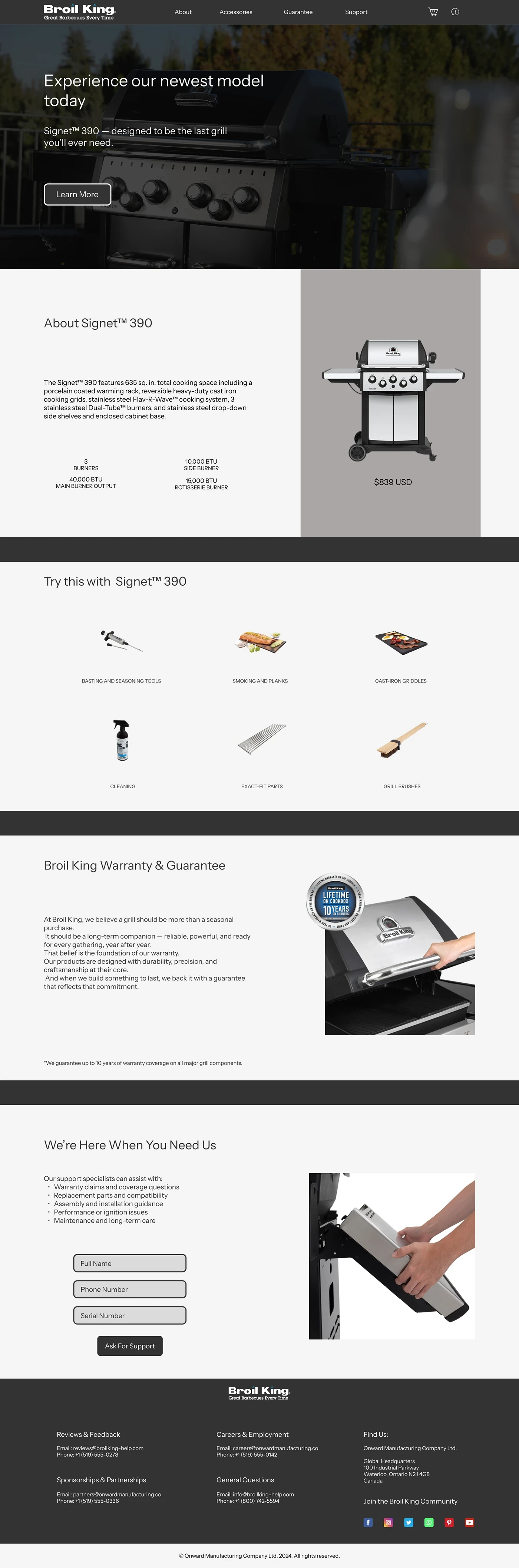 Broil King Inspired One-Pager and Media Posts — image 1 of 2