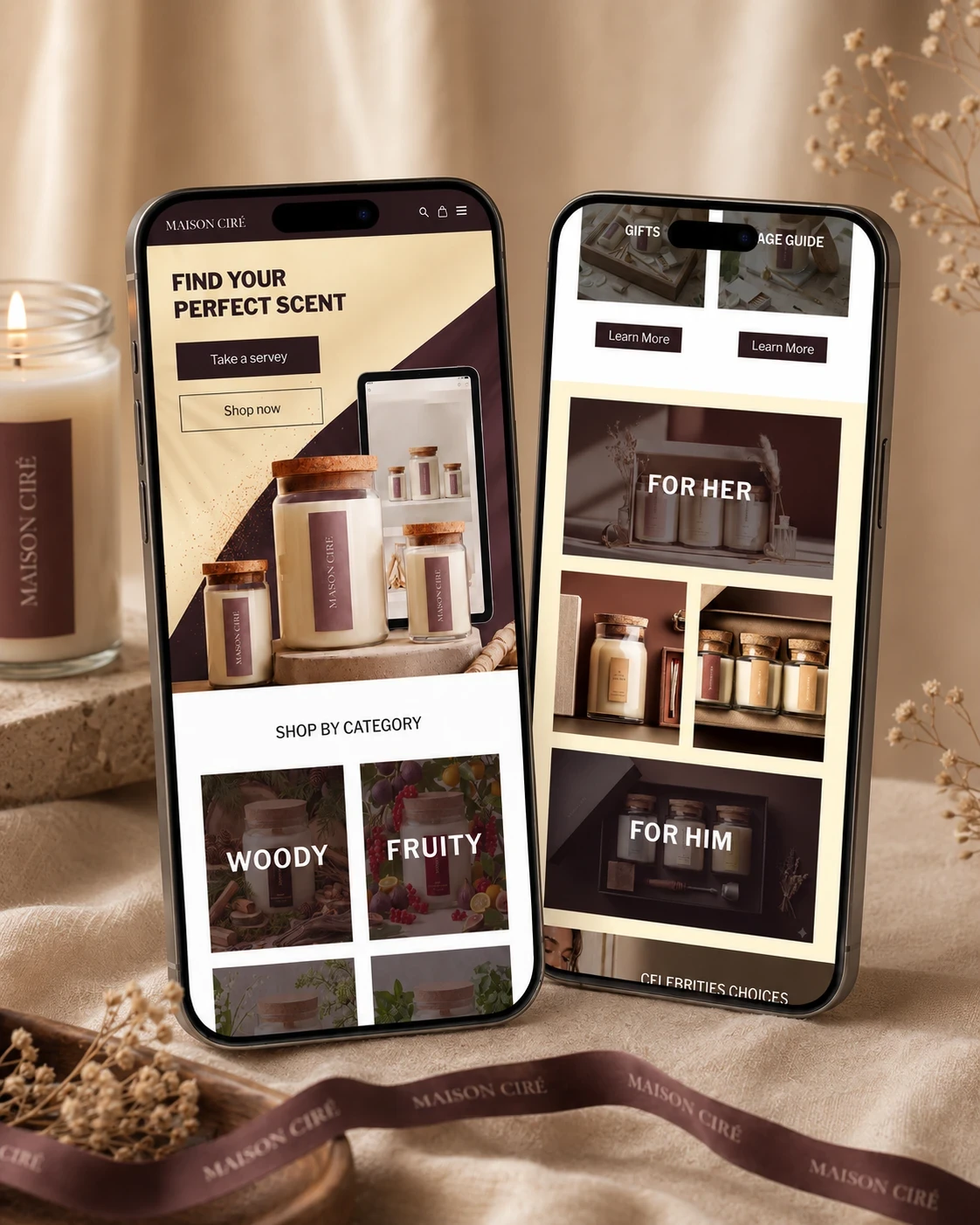 Maison Ciré — UX/UI Case Study - E-commerce Website — image 2 of 2
