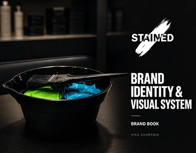 Stained — Brand Identity & Visual System — cover